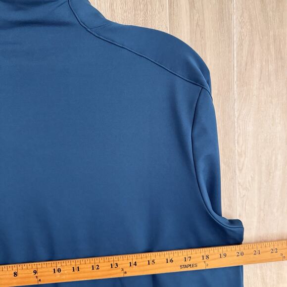 GYMSHARK Regulate Full Zip Sweater Mens Large Teal Jacket Workout Activewear Gym - Picture 9 of 9